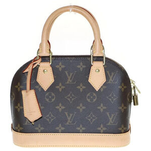 LOUIS VUITTON Monogram Alma Bag Shoulder Handbag Brown